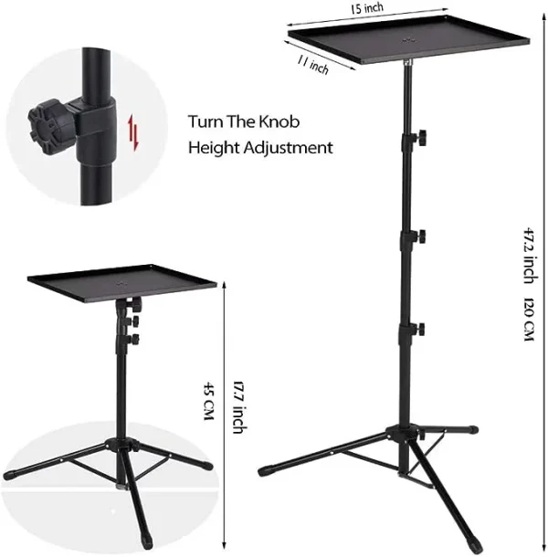 portable-projector-and-laptop-stand-table-tripod-height-adjustable-45-120cm